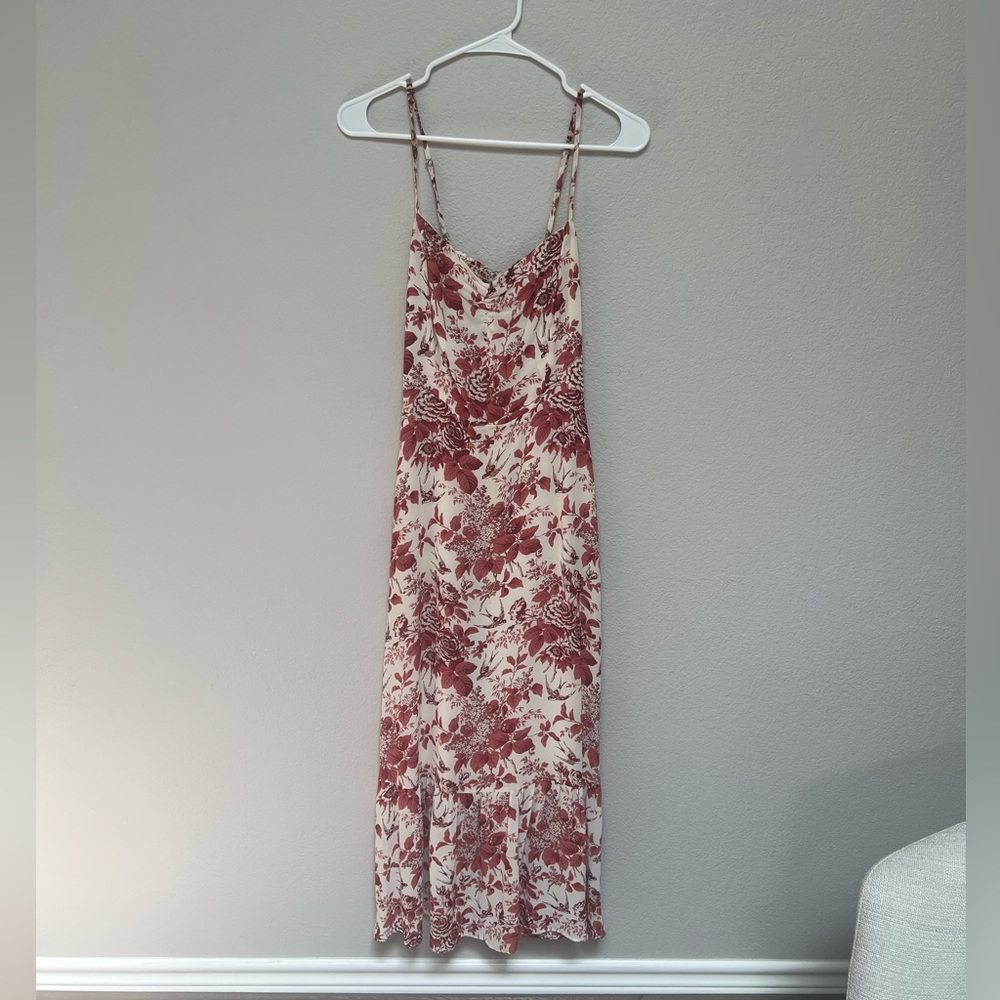 Reformation Emersyn Midi Dress in Toile De Jouy print Size 6 - Picture 7 of 15